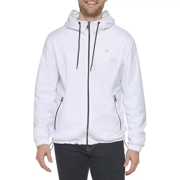 imageCalvin Klein Mens Hooded WindbreakerWindbreaker White