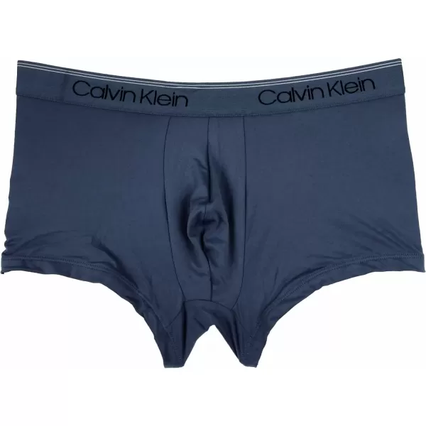 imageCalvin Klein Mens Micro Stretch 5Pack Low Rise Trunk2 Blue Shadow  Black  Medium Grey  Cobalt