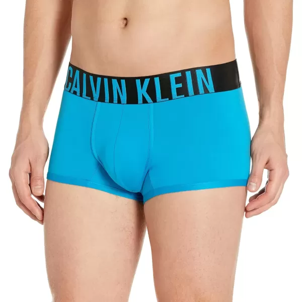 imageCalvin Klein Mens Micro Stretch 5Pack Low Rise TrunkBlue Topaz