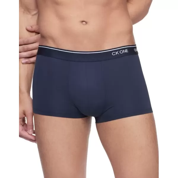 imageCalvin Klein Mens Micro Stretch 5Pack Low Rise TrunkFuryPerth BlueEmilie Pin