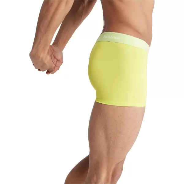 imageCalvin Klein Mens Micro Stretch 5Pack Low Rise TrunkLemon Lime
