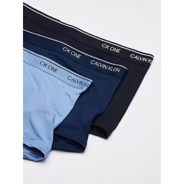 imageCalvin Klein Mens Micro Stretch 5Pack Low Rise TrunkPerthShorelineAzure