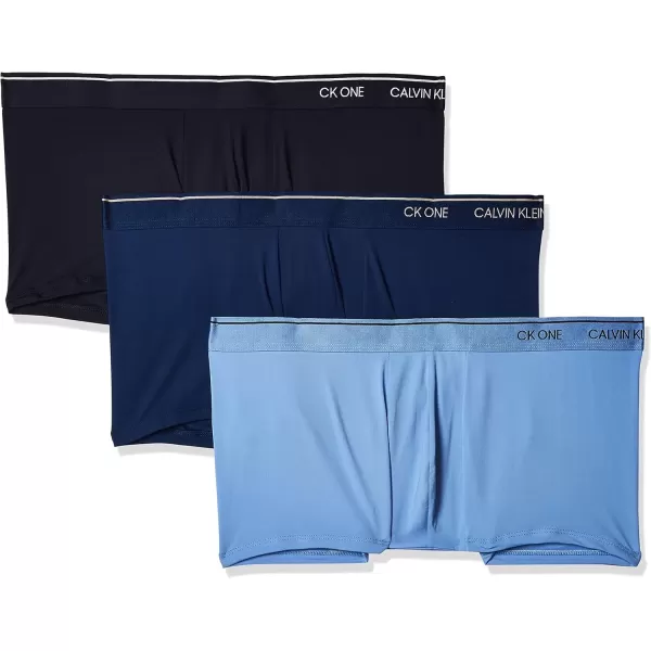 imageCalvin Klein Mens Micro Stretch 5Pack Low Rise TrunkPerthShorelineAzure