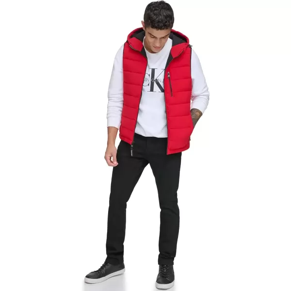 imageCalvin Klein Mens Puffer VestDeep Red