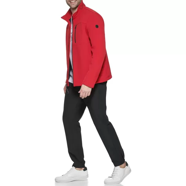 imageCalvin Klein Mens Water Resistant Windbreaker Jackets for Men Standard and Big and TallSoft Shell Deep Red