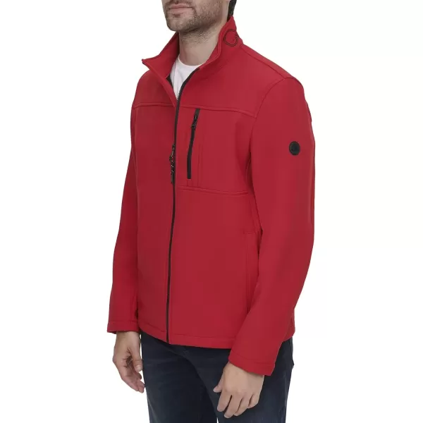 imageCalvin Klein Mens Water Resistant Windbreaker Jackets for Men Standard and Big and TallSoft Shell Deep Red