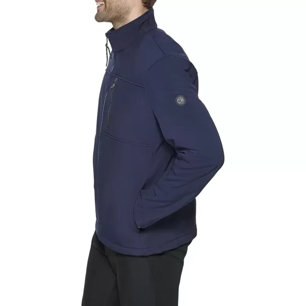 imageCalvin Klein Mens Water Resistant Windbreaker Jackets for Men Standard and Big and TallSoft Shell New Navy