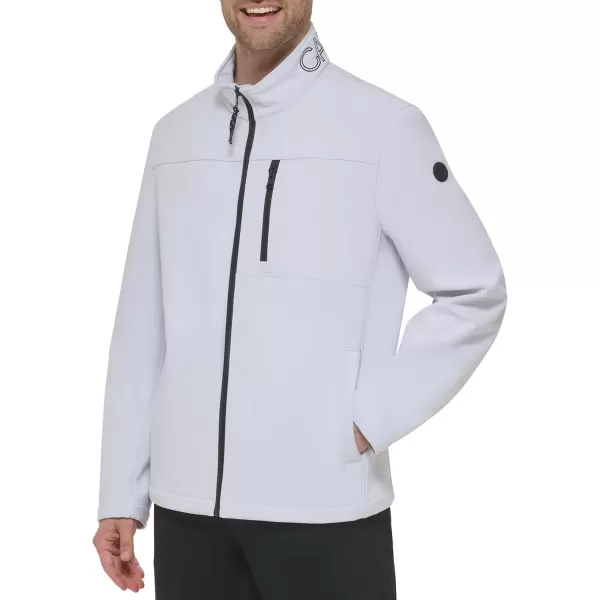 imageCalvin Klein Mens Water Resistant Windbreaker Jackets for Men Standard and Big and TallSoft Shell White