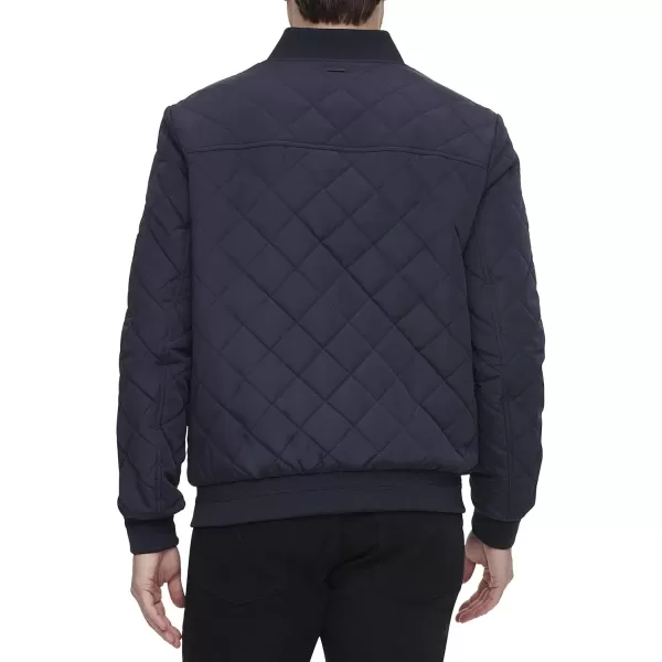 imageCalvin Klein mens Quilted Zipper Detail Flight JacketFlight True Navy