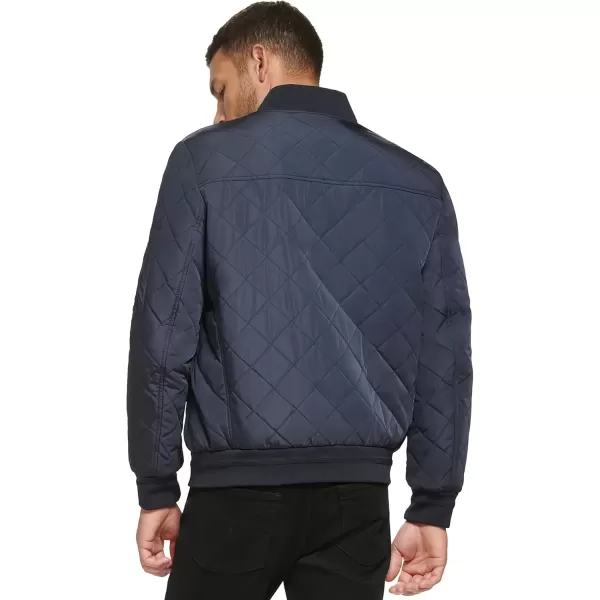 imageCalvin Klein mens Quilted Zipper Detail Flight JacketFlight True Navy