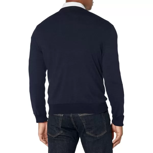 imageCalvin Klein Mens Extra Fine Merino Wool SweaterDark Sapphire