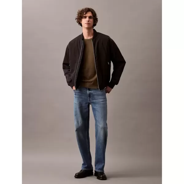 imageCalvin Klein Mens Extra Fine Merino Wool SweaterTarmac