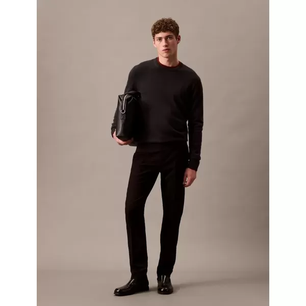 imageCalvin Klein Mens Extra Fine Merino Wool SweaterVulcan