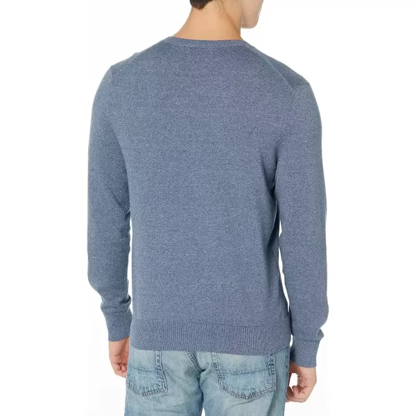 imageCalvin Klein Mens Smooth Cotton Crewneck SweaterCrayon Blue Marl