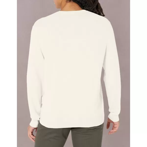 imageCalvin Klein Mens Smooth Cotton Crewneck SweaterEgret