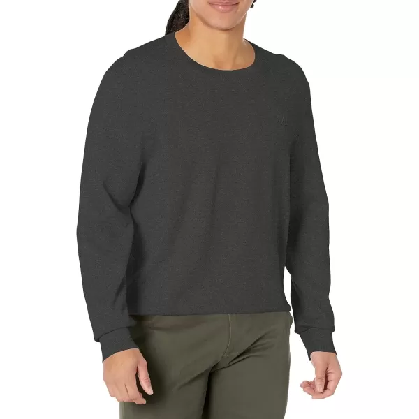 imageCalvin Klein Mens Smooth Cotton Crewneck SweaterGunmetal Heather