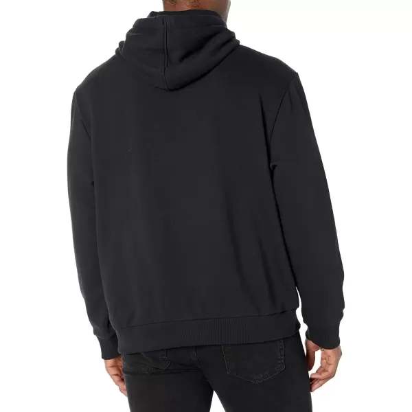 imageCalvin Klein Mens Large Monogram Logo Fleece HoodieBlack