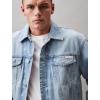 imageCalvin Klein Mens Denim JacketMarbled Beacon