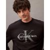 imageCalvin Klein Mens Monogram Logo Crewneck SweatshirtBlack Beauty