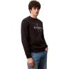 imageCalvin Klein Mens Monogram Logo Crewneck SweatshirtBlack Beauty