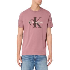imageCalvin Klein Mens Monogram Logo Crewneck TShirtCapri Rose