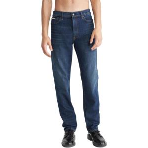 imageCalvin Klein Mens Tapered Stretch JeansFeldman