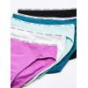 imageCalvin Klein Womens Cotton Stretch Logo Bikini Panties MultipackBlackWhiteBlue LightContinentalPeony Blossom