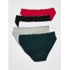 imageCalvin Klein Womens Cotton Stretch Logo Bikini Panties MultipackWhiteBlackGrey HeatherTemperPolarity
