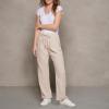 imageCalvin Klein Womens Crepe Gauze Straight Leg PantsBirch