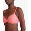 imageCalvin Klein Womens Sheer Marquisette Lightly Lined Demi BraCalypso Coral