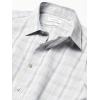 imageCalvin Klein Mens Non Iron Slim Fit Herringbone French Cuff Dress ShirtBeige Multi