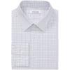 imageCalvin Klein Mens Non Iron Slim Fit Herringbone French Cuff Dress ShirtBlue Ocean