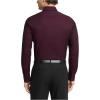 imageCalvin Klein Mens Non Iron Slim Fit Herringbone French Cuff Dress ShirtBordeaux