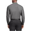 imageCalvin Klein Mens Non Iron Slim Fit Herringbone French Cuff Dress ShirtCarbon