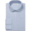 imageCalvin Klein Mens Non Iron Slim Fit Herringbone French Cuff Dress ShirtDeep Blue