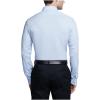imageCalvin Klein Mens Non Iron Slim Fit Herringbone French Cuff Dress ShirtDeep Blue