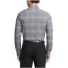 imageCalvin Klein Mens Non Iron Slim Fit Herringbone French Cuff Dress ShirtGraphite