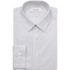 imageCalvin Klein Mens Non Iron Slim Fit Herringbone French Cuff Dress ShirtIris Multi