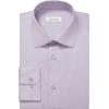 imageCalvin Klein Mens Non Iron Slim Fit Herringbone French Cuff Dress ShirtLilac Mist