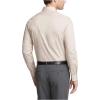 imageCalvin Klein Mens Non Iron Slim Fit Herringbone French Cuff Dress ShirtSand