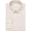 imageCalvin Klein Mens Non Iron Slim Fit Herringbone French Cuff Dress ShirtSand