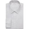imageCalvin Klein Mens Non Iron Slim Fit Herringbone French Cuff Dress ShirtTaupe Multi