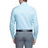 imageCalvin Klein Mens Non Iron Slim Fit Herringbone French Cuff Dress ShirtTropical Breeze
