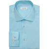 imageCalvin Klein Mens Non Iron Slim Fit Herringbone French Cuff Dress ShirtTropical Breeze