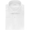 imageCalvin Klein Mens Non Iron Slim Fit Herringbone French Cuff Dress ShirtWhite
