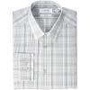 imageCalvin Klein Mens Non Iron Slim Fit Herringbone French Cuff Dress ShirtBeige Multi
