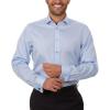 imageCalvin Klein Mens Non Iron Slim Fit Herringbone French Cuff Dress ShirtBlue
