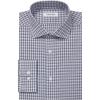 imageCalvin Klein Mens Non Iron Slim Fit Herringbone French Cuff Dress ShirtPrussian Blue