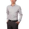 imageCalvin Klein Mens Slim Fit Non Iron Stretch Solid Dress ShirtSmokey Grey
