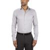 imageCalvin Klein Mens Slim Fit NonIron Herringbone Dress ShirtSmoke